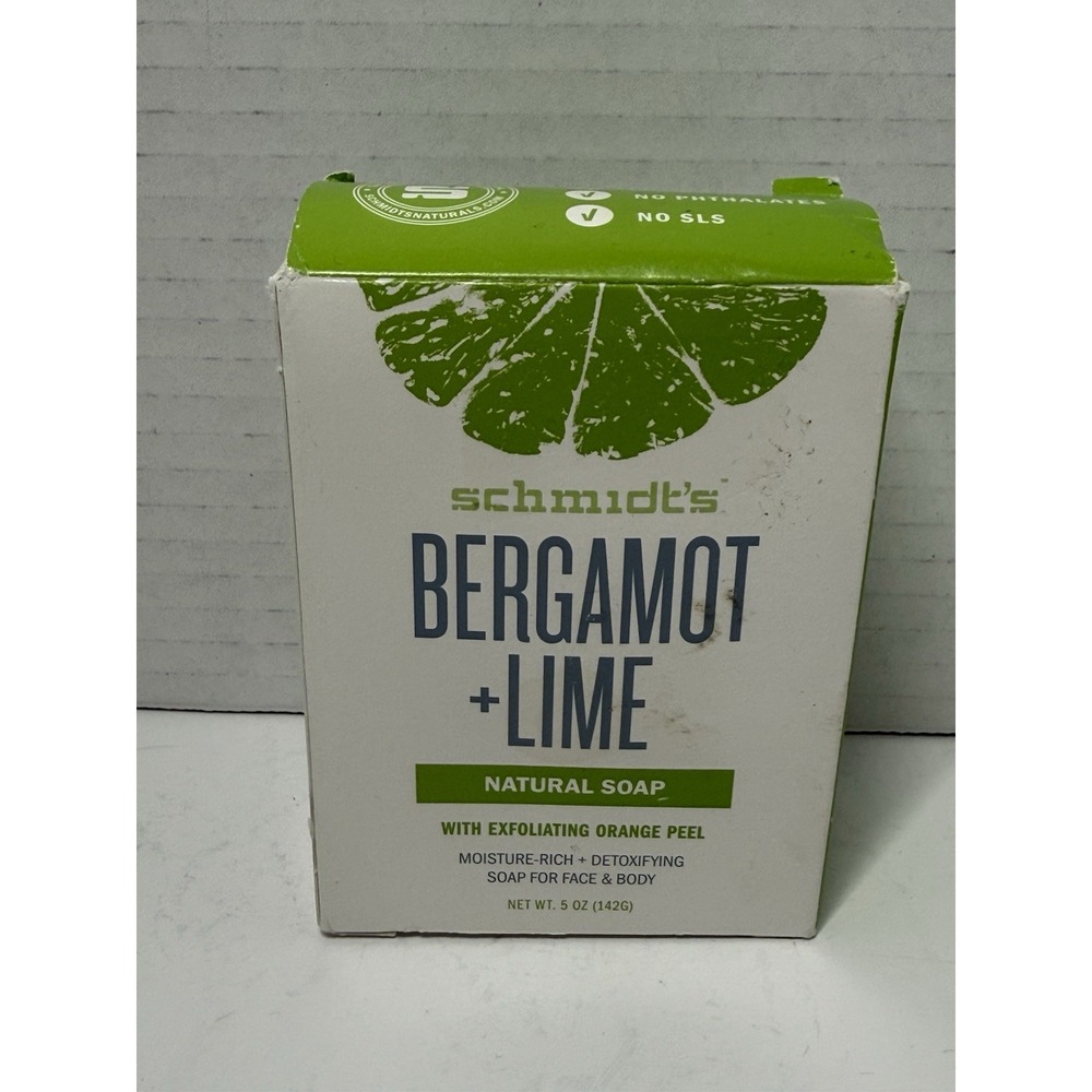 New Schmidts Bergamot & Lime Natural Face & Body Soap